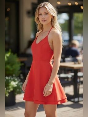 Gianni Bini Vibrant Red Dress
